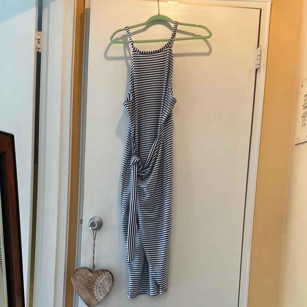 Striped Sleeveless Dress